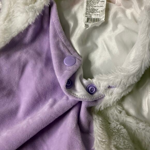 Baby Unicorn Costume 6–12 Months Plush with Rainbow Mane & Sparkly Wings - Picture 4 of 5